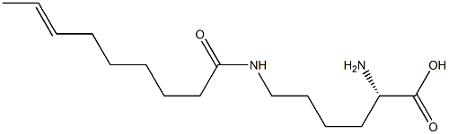 N6-(7-Nonenoyl)lysine Structure