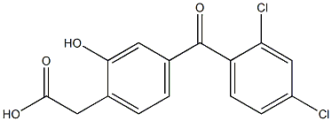 2-Hydroxy-4-(2,4-dichlorobenzoyl)benzeneacetic acid|