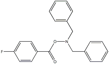 4-Fluorobenzoic acid (dibenzylamino) ester,,结构式