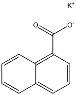 1-Naphthalenecarboxylic acid potassium salt Structure