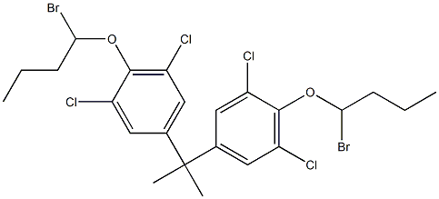 2,2-Bis[3,5-dichloro-4-(1-bromobutoxy)phenyl]propane