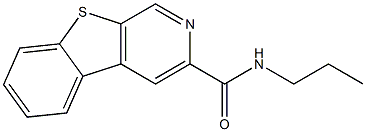 N-Propyl[1]benzothieno[2,3-c]pyridine-3-carboxamide 结构式