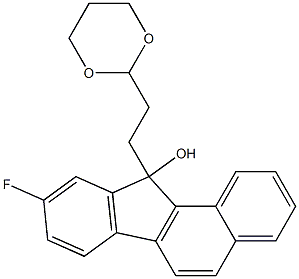 9-Fluoro-11-[2-(1,3-dioxan-2-yl)ethyl]-11H-benzo[a]fluoren-11-ol