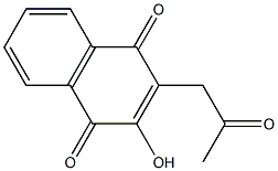  2-Acetonyl-3-hydroxy-1,4-naphthoquinone