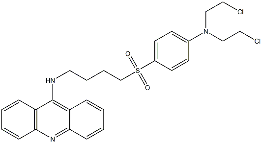 9-[4-[4-[Bis(2-chloroethyl)amino]phenylsulfonyl]butylamino]acridine|