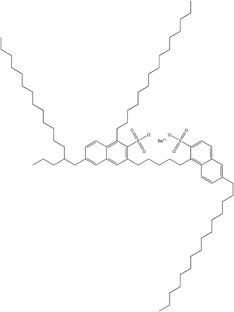 Bis(1,6-dipentadecyl-2-naphthalenesulfonic acid)barium salt