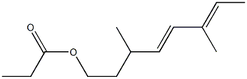 Propionic acid 3,6-dimethyl-4,6-octadienyl ester