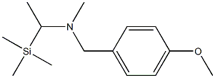 N-Methyl-N-(1-trimethylsilylethyl)-4-methoxybenzylamine Struktur