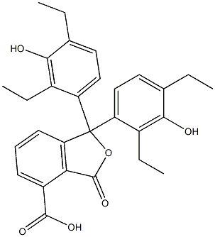  1,1-Bis(2,4-diethyl-3-hydroxyphenyl)-1,3-dihydro-3-oxoisobenzofuran-4-carboxylic acid