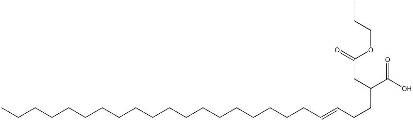 2-(3-Tricosenyl)succinic acid 1-hydrogen 4-propyl ester 结构式