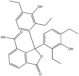  1,1-Bis(2,4-diethyl-3-hydroxyphenyl)-1,3-dihydro-3-oxoisobenzofuran-7-carboxylic acid