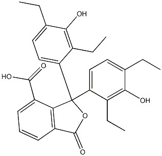 1,1-Bis(2,4-diethyl-3-hydroxyphenyl)-1,3-dihydro-3-oxoisobenzofuran-7-carboxylic acid