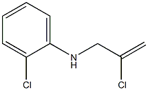 N-(2-Chloro-2-propenyl)-2-chlorobenzenamine Structure