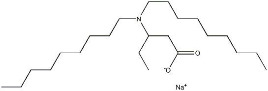 3-(Dinonylamino)valeric acid sodium salt