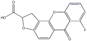 1,2-Dihydro-7-fluoro-6-oxo-6H-furo[2,3-c]xanthene-2-carboxylic acid|