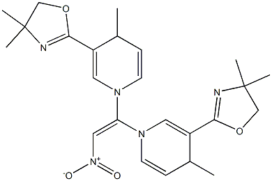  1,1'-(2-Nitroethene-1,1-diyl)bis[4-methyl-3-(4,4-dimethyl-2-oxazolin-2-yl)-1,4-dihydropyridine]