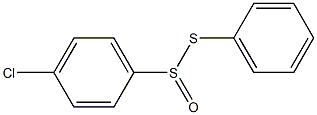 4-Chlorobenzenesulfinothioic acid S-phenyl ester