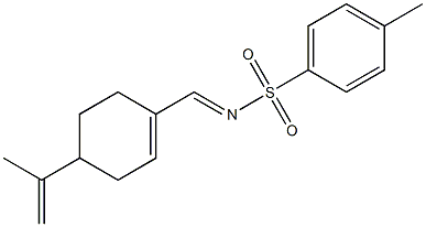 N-[[4-(1-Methylethenyl)-1-cyclohexenyl]methylene]-4-methylbenzenesulfonamide Struktur