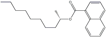 (+)-1-ナフタレンカルボン酸[(S)-1-メチルノニル] 化学構造式