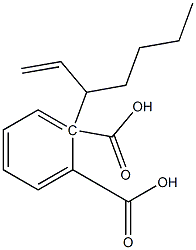 (-)-Phthalic acid hydrogen 1-[(R)-1-heptene-3-yl] ester Structure