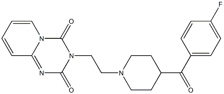 3-[2-[4-(4-Fluorobenzoyl)-1-piperidinyl]ethyl]-2H-pyrido[1,2-a]-1,3,5-triazine-2,4(3H)-dione