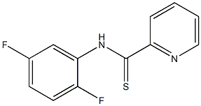 N-[2,5-Difluorophenyl]pyridine-2-carbothioamide Structure