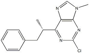 2-Chloro-6-[(S)-1-methyl-2-phenylethyl]-9-methyl-9H-purine