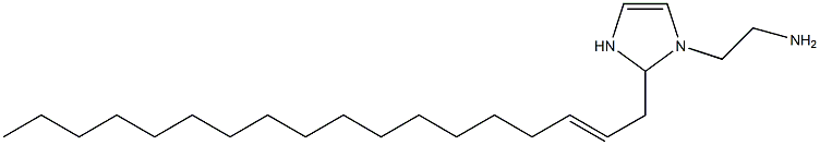 1-(2-アミノエチル)-2-(2-オクタデセニル)-4-イミダゾリン 化学構造式