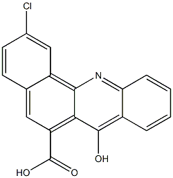  2-Chloro-7-hydroxybenz[c]acridine-6-carboxylic acid