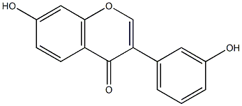 3',7-Dihydroxyisoflavone 结构式