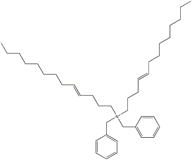 Di(4-tridecenyl)dibenzylaminium,,结构式