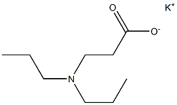 3-(Dipropylamino)propionic acid potassium salt,,结构式