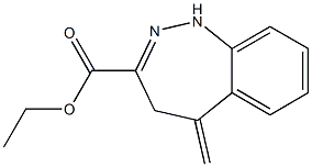 4,5-Dihydro-5-methylene-1H-1,2-benzodiazepine-3-carboxylic acid ethyl ester