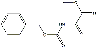 2-(Benzyloxycarbonylamino)propenoic acid methyl ester Structure