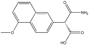 Naproxen amide,,结构式