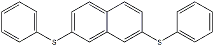 2,7-Di(phenylthio)naphthalene Structure