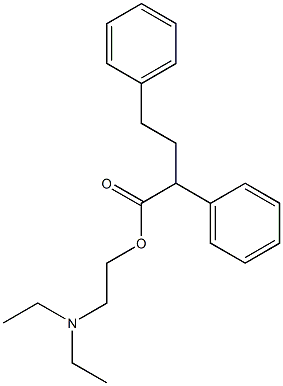 2,4-Diphenylbutyric acid 2-(diethylamino)ethyl ester,,结构式