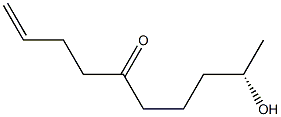 (S)-9-Hydroxy-1-decen-5-one 结构式