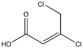 3,4-Dichloroisocrotonic acid Structure