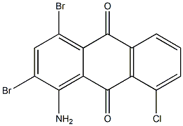 1-Amino-2,4-dibromo-8-chloroanthraquinone