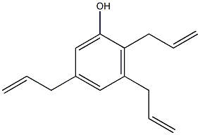 2,3,5-Tri(2-propenyl)phenol 结构式