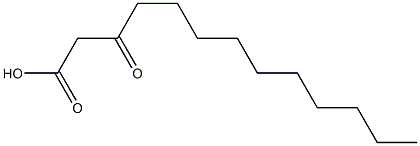 3-オキソトリデカン酸 化学構造式