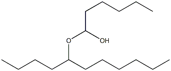 Hexanal hexylpentyl acetal Structure