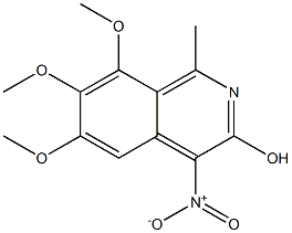 6,7,8-Trimethoxy-1-methyl-4-nitroisoquinolin-3-ol