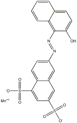 2-[(2-Hydroxy-1-naphtyl)azo]-5,7-naphthalenedisulfonic acid manganese(II) salt|