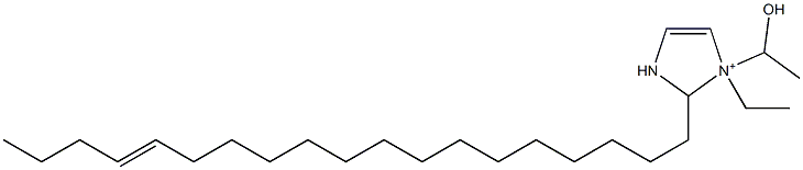 1-Ethyl-1-(1-hydroxyethyl)-2-(15-nonadecenyl)-4-imidazoline-1-ium,,结构式