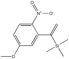 1-Nitro-2-(1-trimethylsilylethenyl)-4-methoxybenzene Structure