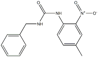 1-Benzyl-3-(4-methyl-2-nitrophenyl)urea Structure