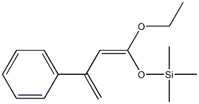 1-(Trimethylsiloxy)-1-ethoxy-3-phenyl-1,3-butadiene