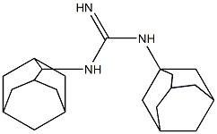 1-(1-Adamantyl)-3-(2-adamantyl)guanidine Struktur